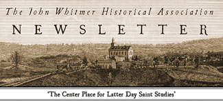 The JWHA Newsletter masthead graphic