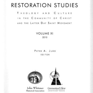 Restoration Studies XI (2010)