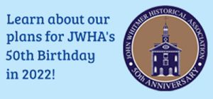 Learn about our plans for JWHA's 50th birthday in 2022
