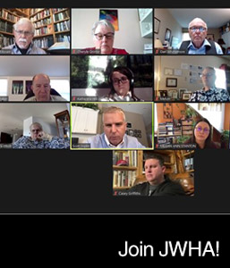 JOIN JWHA: screenshot of online Zoom meeting