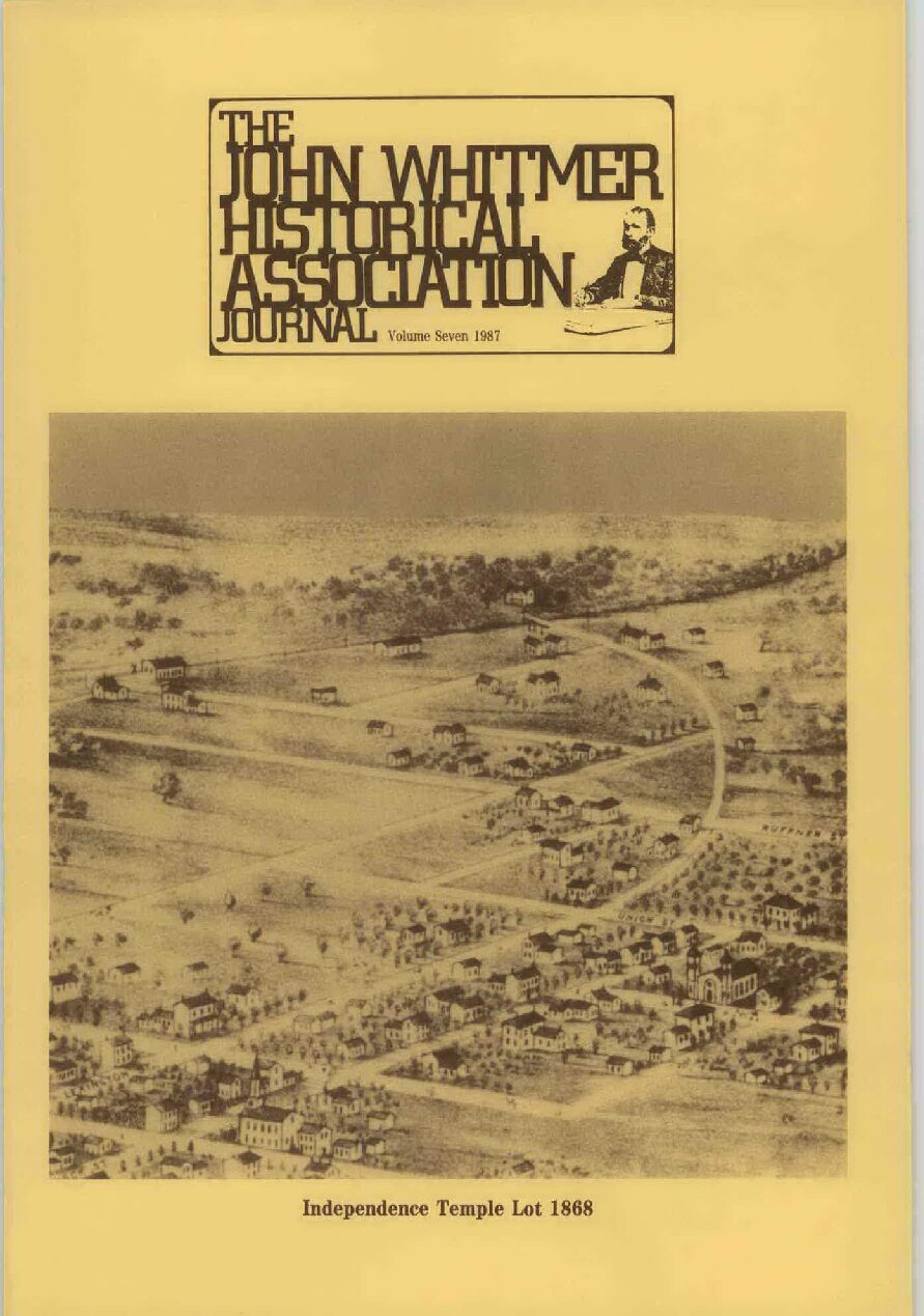 JWHA Journal Vol 7 (1987)